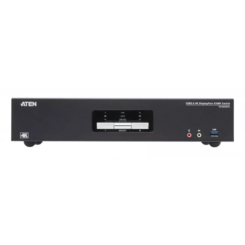 KVM-kytkin ATEN CS1922ATC USB DisplayPort 4K Ultra HD