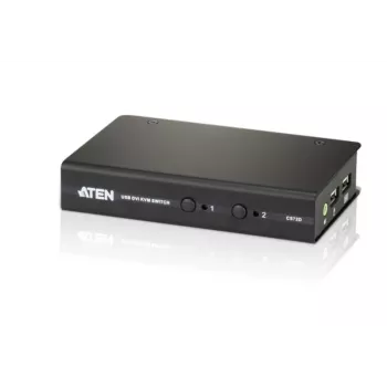 ATEN CS72D KVM-kytkin musta