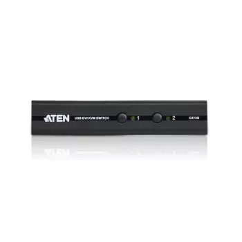 ATEN CS72D KVM-kytkin musta