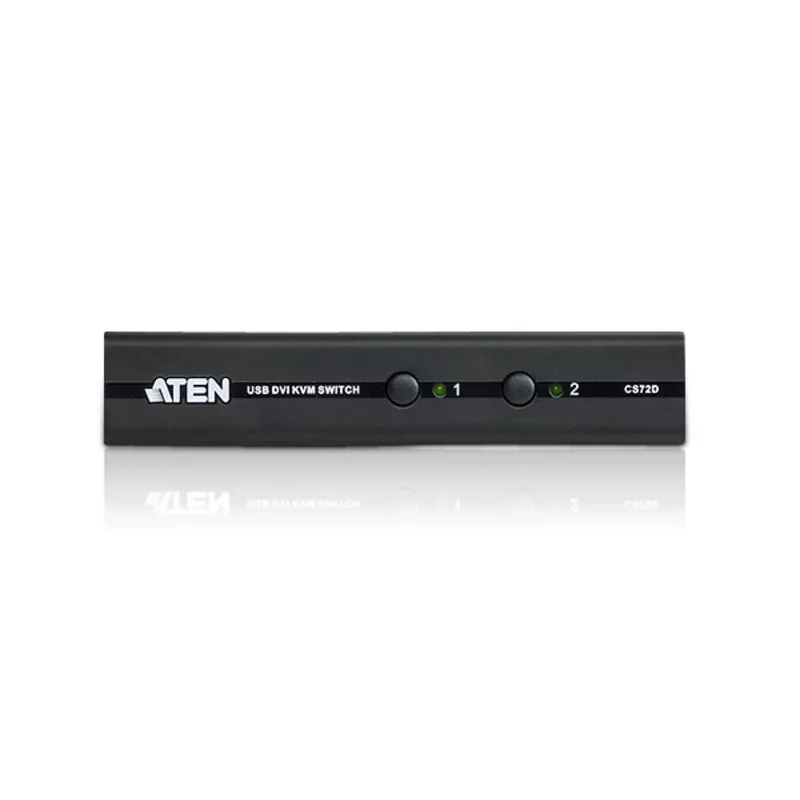 ATEN CS72D KVM-kytkin musta