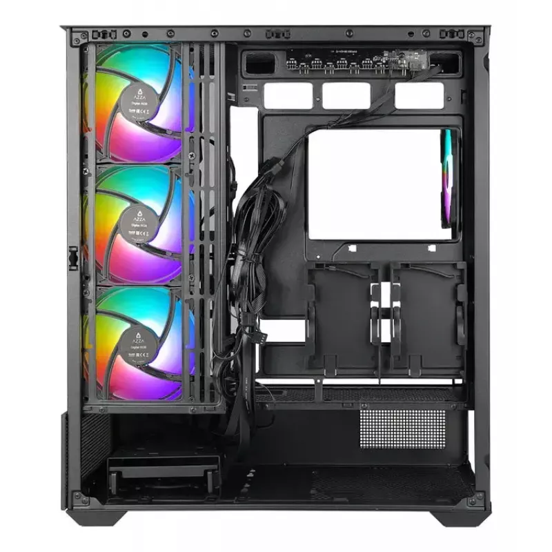 PC-kotelo Azza Tiara Midi Tower musta