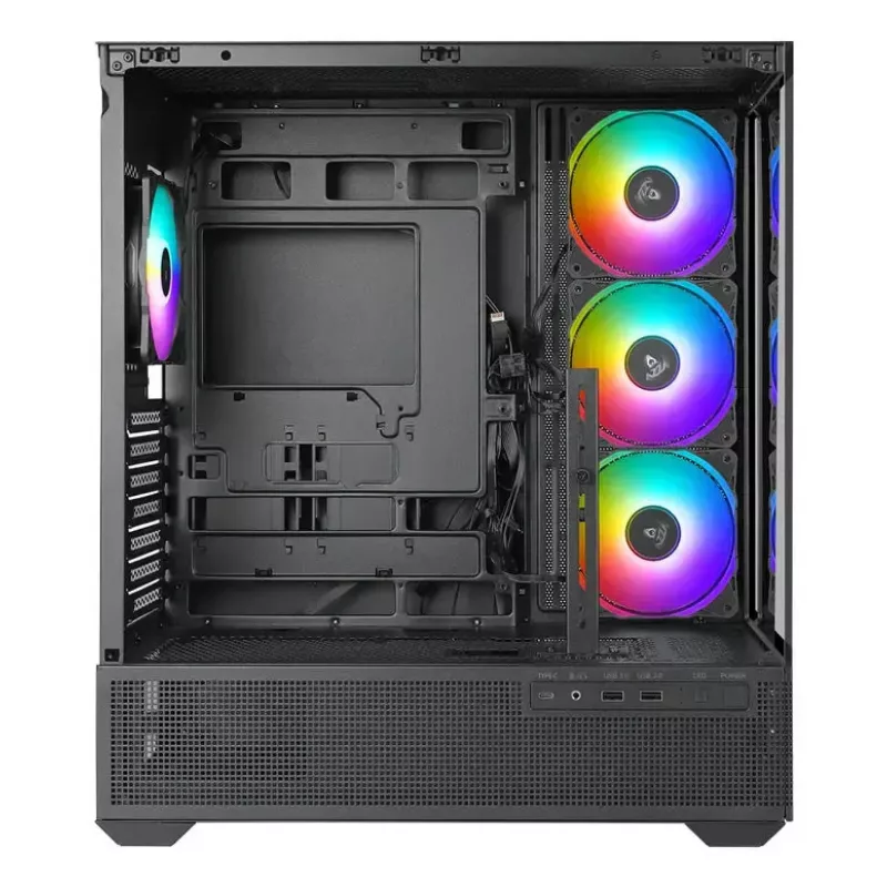 PC-kotelo Azza Tiara Midi Tower musta