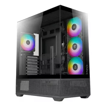 PC-kotelo Azza Tiara Midi Tower musta