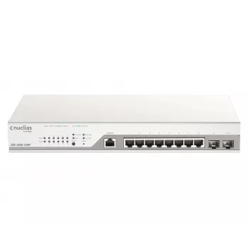 D-Link DBS-2000-10MP/E verkkokytkin hallittava L2 Gigabit Ethernet (10/100/1000) Power over Ethernet (PoE) harmaa