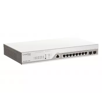D-Link DBS-2000-10MP/E verkkokytkin hallittava L2 Gigabit Ethernet (10/100/1000) Power over Ethernet (PoE) harmaa