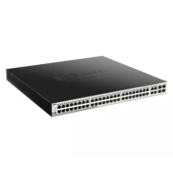 D-Link 52-porttinen PoE Gigabit Smart Managed -kytkin sisältäen 4 x 100/1000Mbps combo-porttia