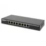 Hallitsematon kytkin Digitus DN-95340 8-porttinen Gigabit verkkokytkin