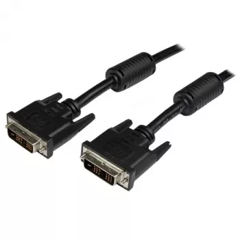StarTech.com 5 m DVI-D Single Link -kaapeli - M/M, 5 m, DVI-D, DVI-D, uros, uros, musta