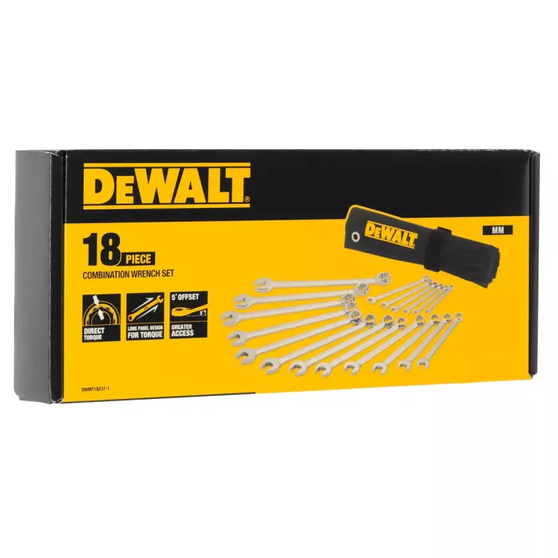 Yhdistelmäavainsarja DeWALT DWMT19237-1 18 kpl