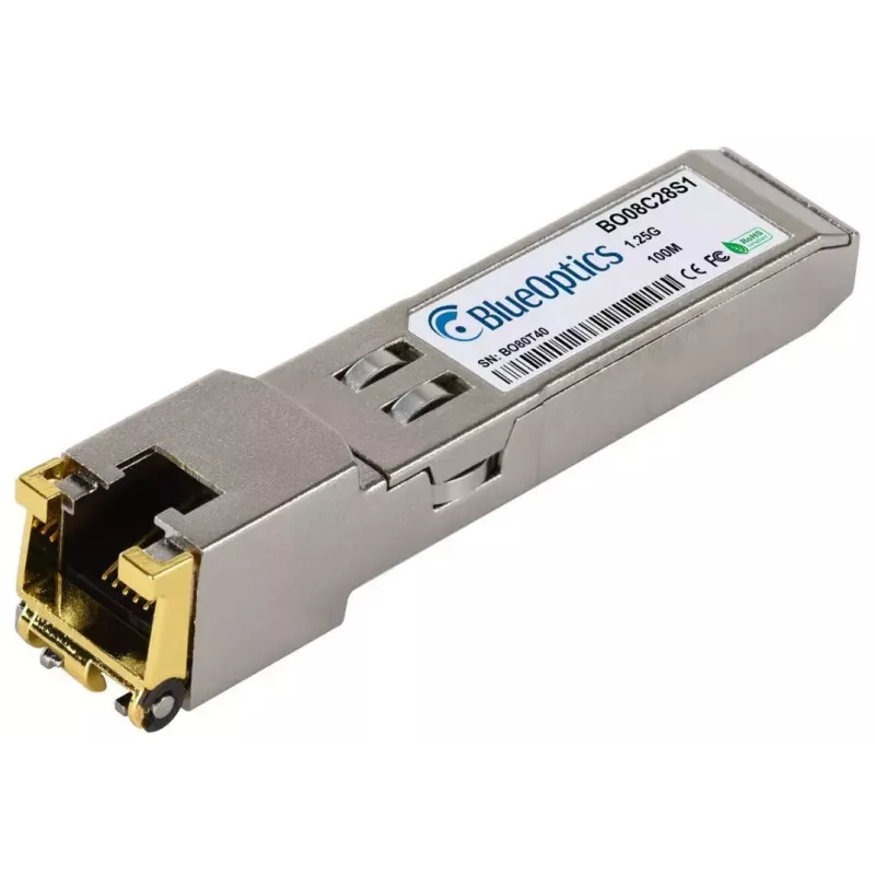 SFP-lähetin-vastaanotinmoduuli BlueOptics E1MGTX-A-BO kupari 1250 Mbit/s