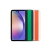 Samsung EF-XA546CBEGWW Slim Strap Cover -suojakuori Galaxy A54 5G -puhelimelle, musta