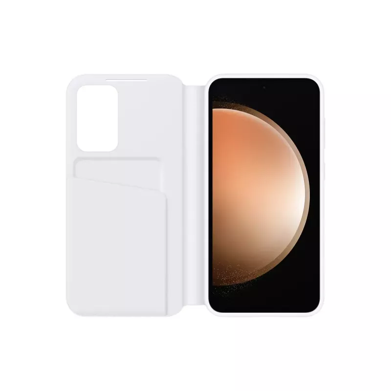 Samsung EF-ZS711CWEGWW Smart View Wallet Case Galaxy S23 FE:lle, valkoinen