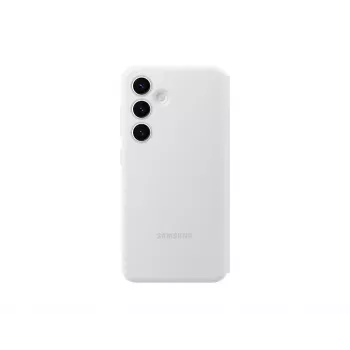 Lompakkokotelo Samsung Galaxy S24 valkoinen 6,2 tuumaa 1 korttipaikka