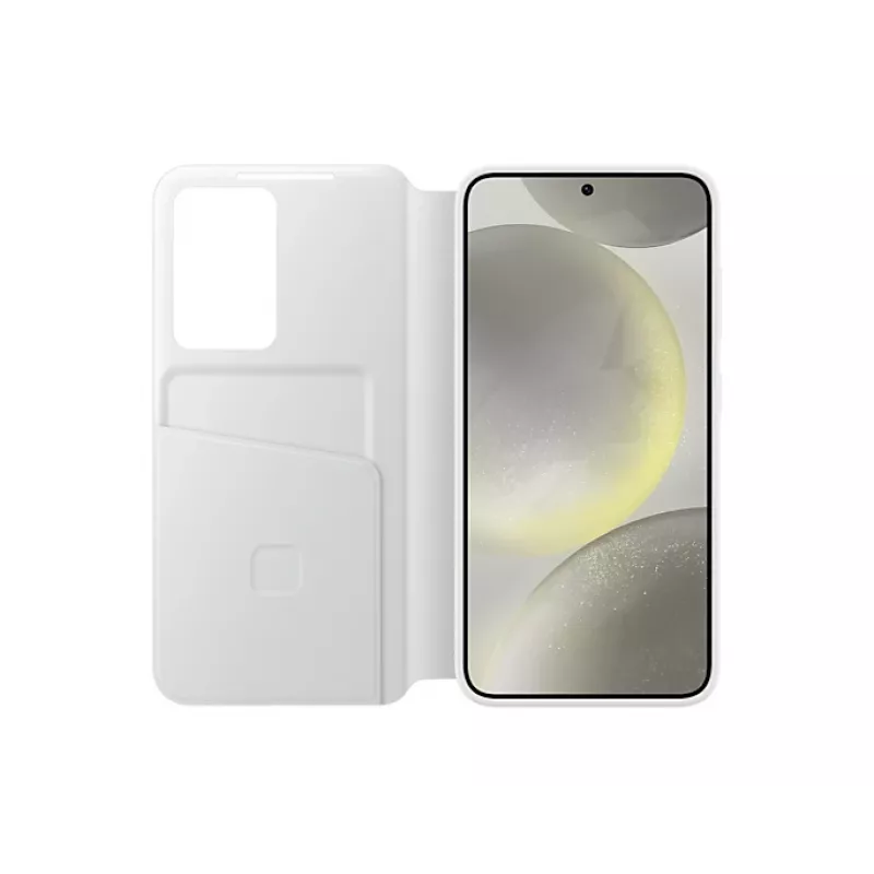 Lompakkokotelo Samsung Galaxy S24 valkoinen 6,2 tuumaa 1 korttipaikka