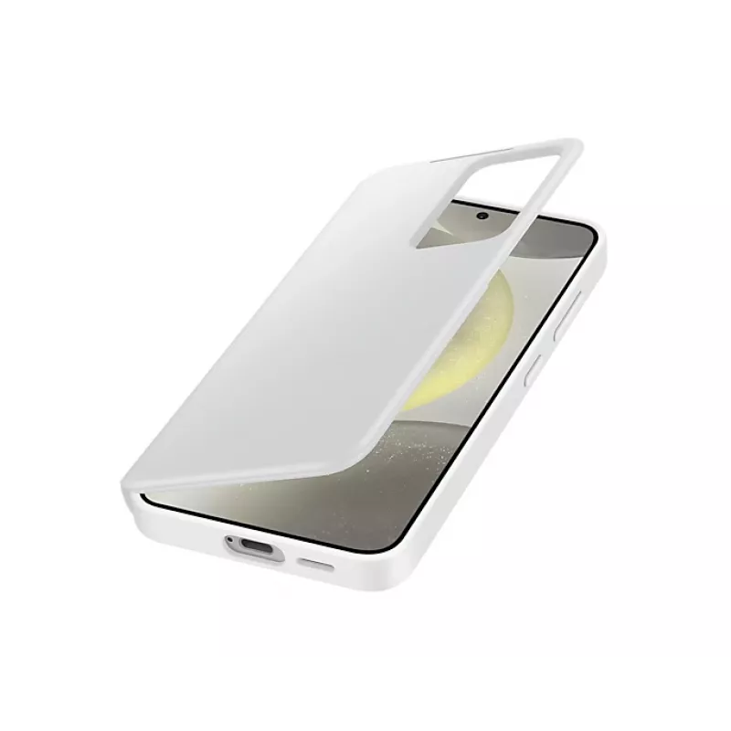 Lompakkokotelo Samsung Galaxy S24 valkoinen 6,2 tuumaa 1 korttipaikka