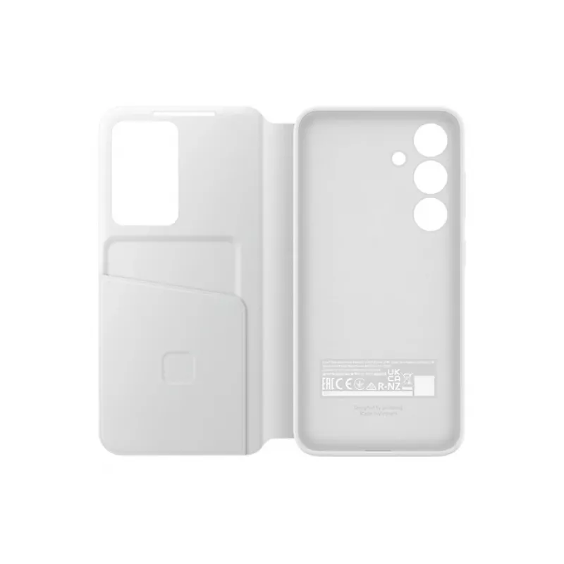 Lompakkokotelo Samsung Galaxy S24 valkoinen 6,2 tuumaa 1 korttipaikka