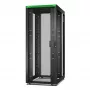 APC Easy Rack ER8220 verkkokaappi, 42U, 800 x 1200 mm, katolla, pyörillä, jaloilla, 4 kannattimella ja pohjalla, ilman sivupaneeleja, musta