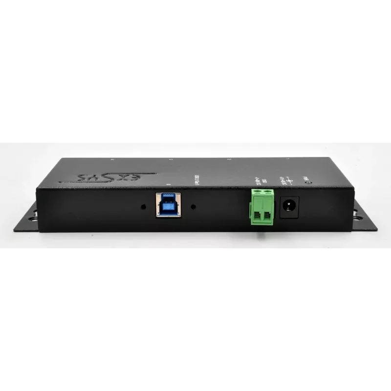 EXSYS EX-1183HMVS-2 USB-keskitin 3.2 Gen 1 Type-B 5000 Mbit/s musta