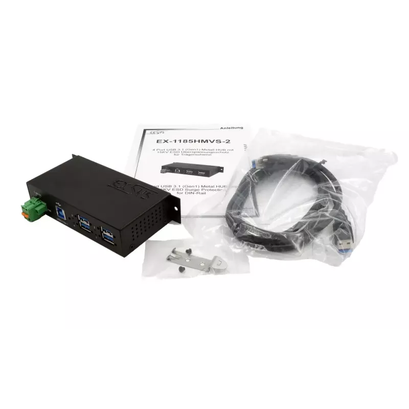 USB-keskitin EXSYS EX-1185HMVS-2