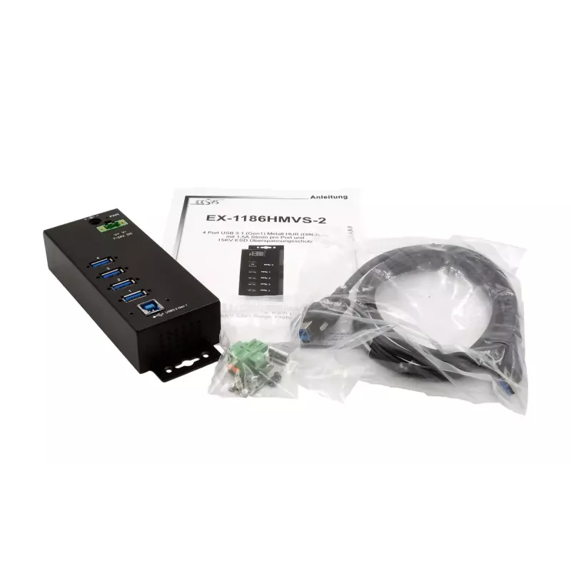 USB-keskitin EXSYS EX-1186HMVS-2