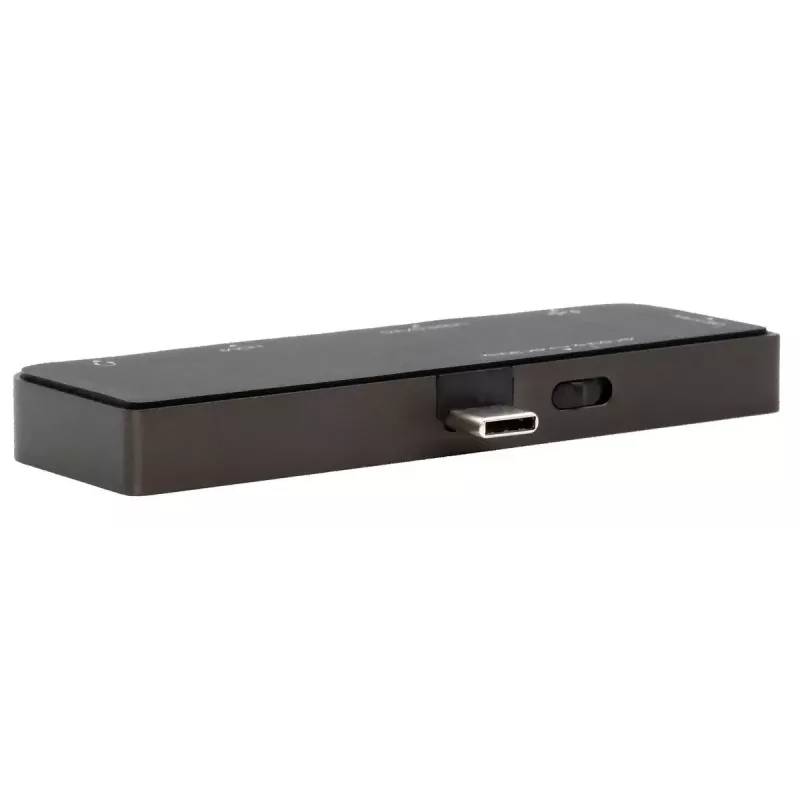 Kannettavan tietokoneen telakka EXSYS EX-1222HM USB 3.2 Gen 1 Type-C antrasiitti