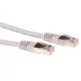 ACT harmaa 0,5 m LSZH SFTP CAT6 -verkkokaapeli RJ45-liittimillä