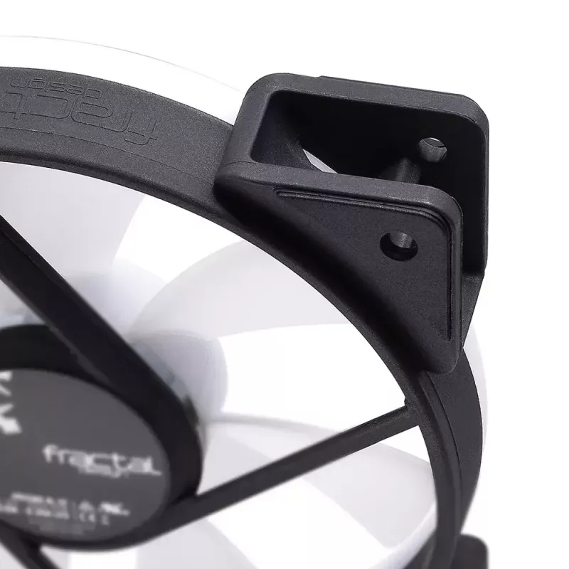 Tuuletin Fractal Design Prisma AL-12 12 cm musta valkoinen