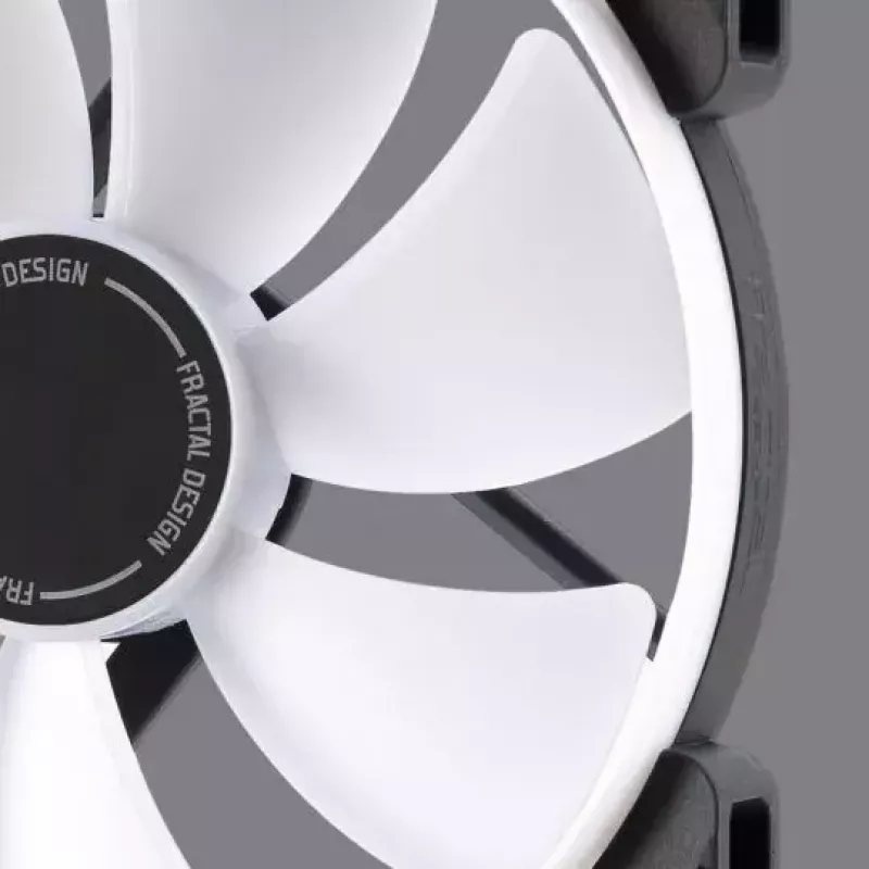 Tuuletin Fractal Design Prisma AL-12 12 cm musta valkoinen