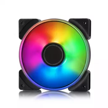 Tuuletin Fractal Design Prisma AL-12 12 cm musta valkoinen