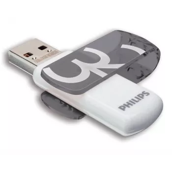Philips USB-muistitikku FM32FD05B/00, 32 GB, USB Type-A, 2.0, 18 MB/s, korkki, oranssi, valkoinen