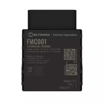 GPS-paikannin Teltonika FMC001 auto musta 53g