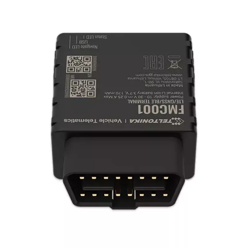GPS-paikannin Teltonika FMC001 auto musta 53g