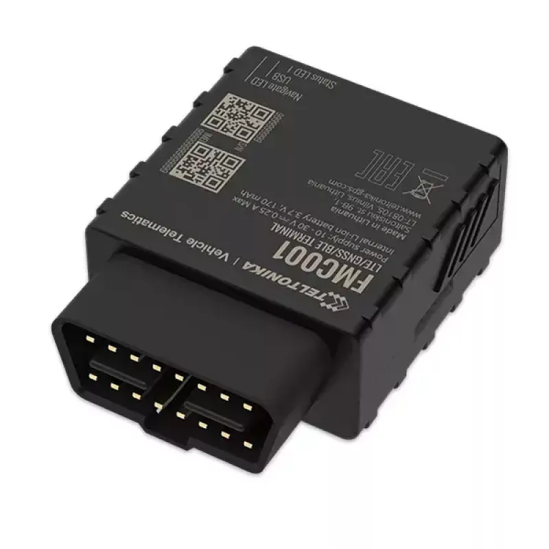 GPS-paikannin Teltonika FMC001 auto musta 53g