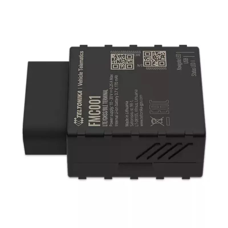 GPS-paikannin Teltonika FMC001 auto musta 53g