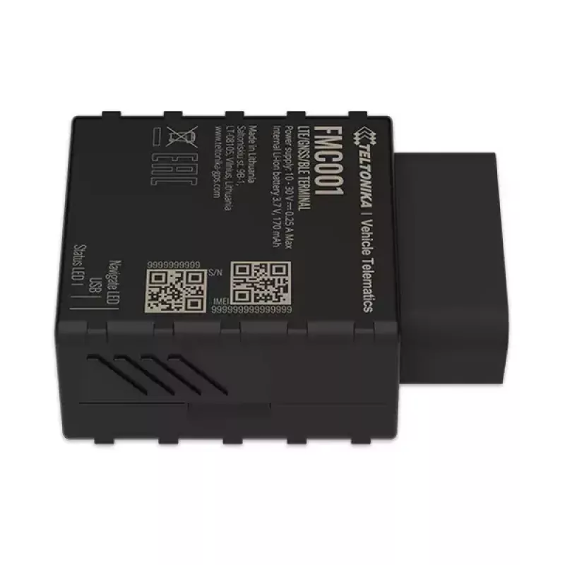 GPS-paikannin Teltonika FMC001 auto musta 53g