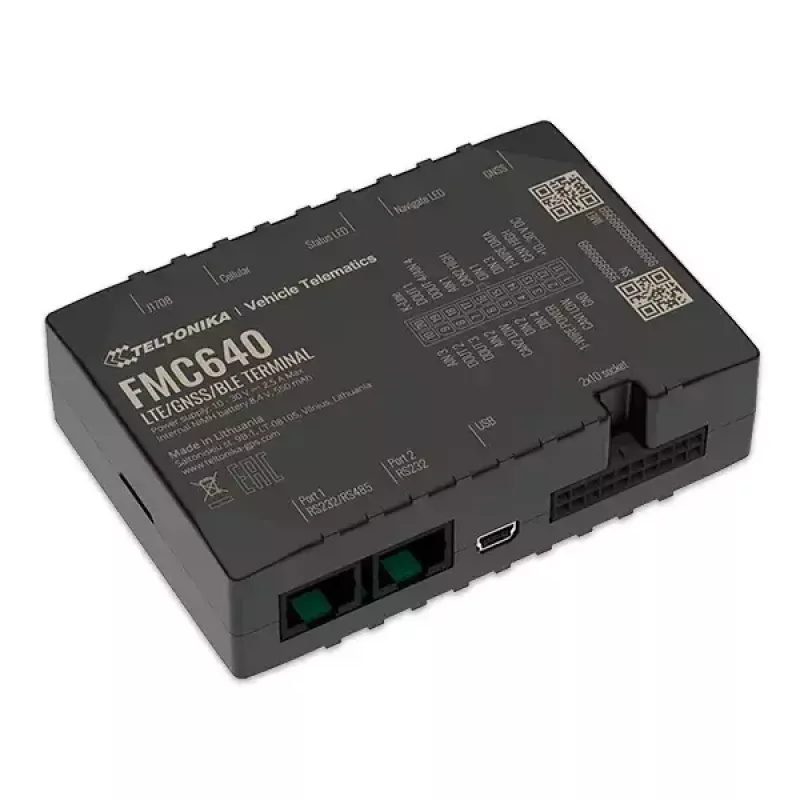 GPS-paikannin Teltonika FMC640 auto musta