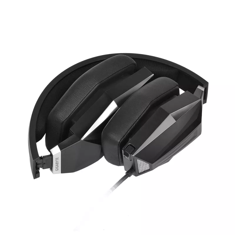 GIGABYTE Force H5 -kuulokemikrofoni johdollinen päänauha peli musta