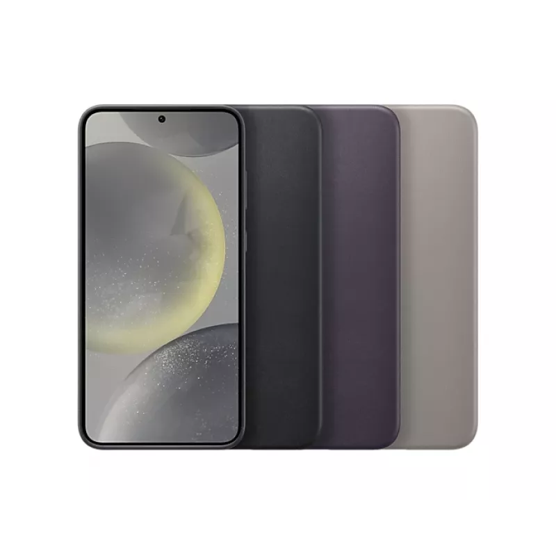 vegaaninahkakotelo Samsung Galaxy S24+ taupe monokromaattinen