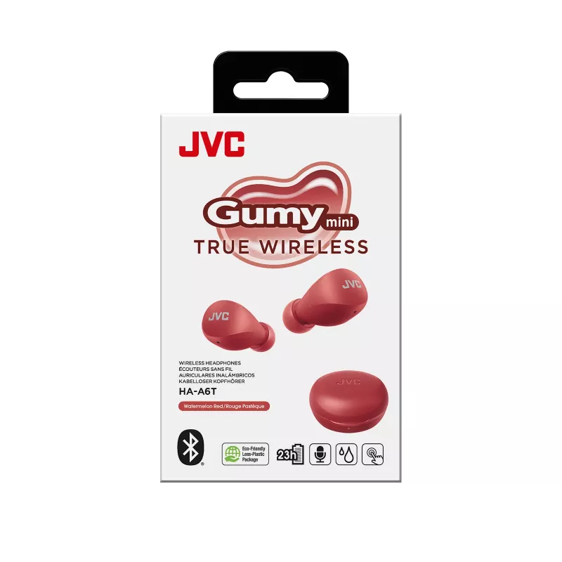 Headset JVC Gumy Mini TWS punainen