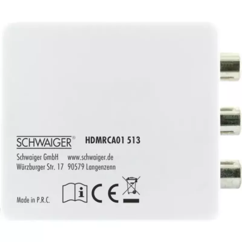 Skaalaava videomuunnin Schwaiger HDMRCA01 513