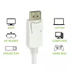 Techly IADAP DP-HDMIFP videokaapeliadapteri 0,2 m DisplayPort HDMI valkoinen