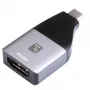 Techly IADAP USBC-HDMI4K USB-näytönohjainadapteri 4096 x 2160 pikseliä musta, hopea