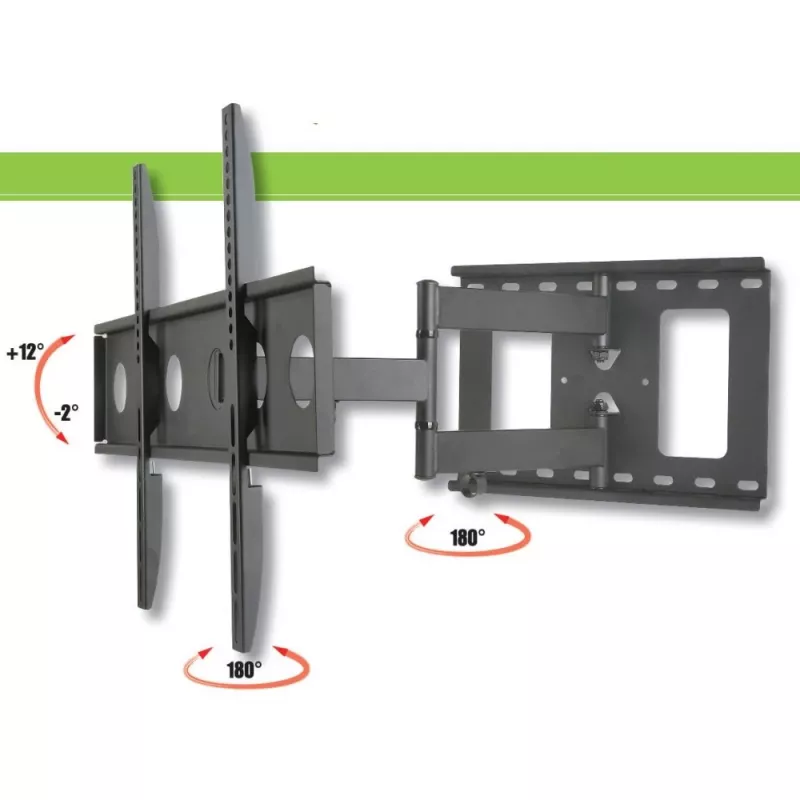 Techly ICA-PLB 148L TV-seinäteline 165,1 cm (65 tuumaa) musta