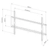 Techly ICA-PLB 162XL TV-seinäteline 2,03 m (80 tuumaa) musta