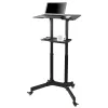 Techly ICA-TB TPM-1BK yleismallinen kannettavan/projektorin teline pyörillä, 103-125 cm, musta