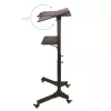 Techly ICA-TB TPM-1BK yleismallinen kannettavan/projektorin teline pyörillä, 103-125 cm, musta