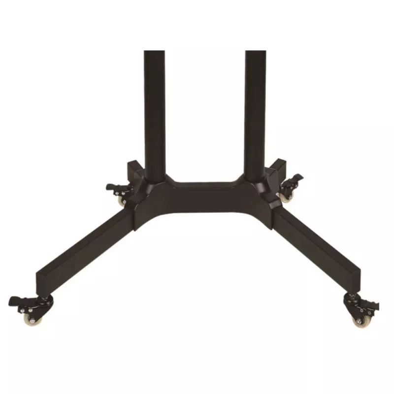 Techly ICA-TB TPM-1BK yleismallinen kannettavan/projektorin teline pyörillä, 103-125 cm, musta