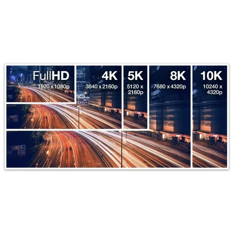 Techly ICOC HDMI21-8-020 HDMI-kaapeli 2 m HDMI Type-A (standardi) musta