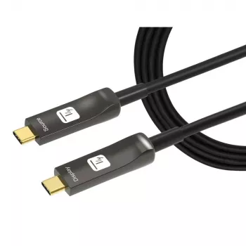 Techly ICOC-U3C-HY-010 USB-kaapeli 10 m USB-C musta
