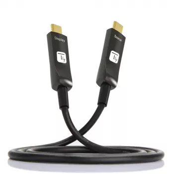 Techly ICOC-U3C-HY-010 USB-kaapeli 10 m USB-C musta